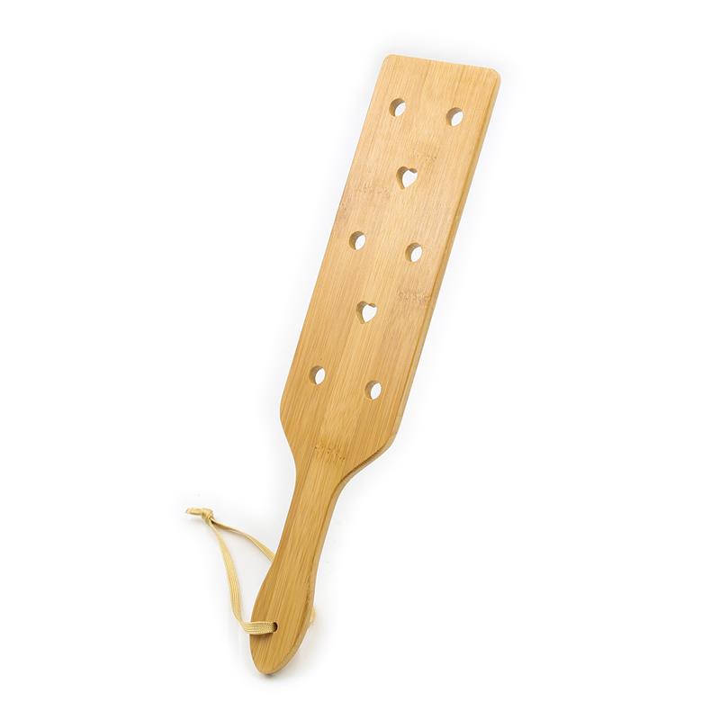 Pala De Bambú Con Corazones 33 Cm