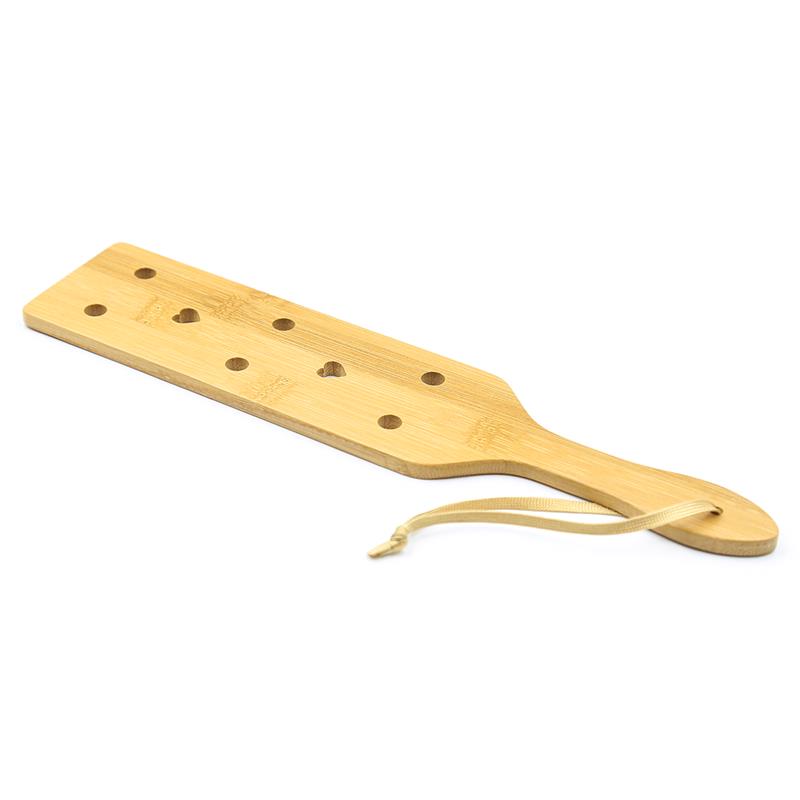 Pala De Bambú Con Corazones 33 Cm
