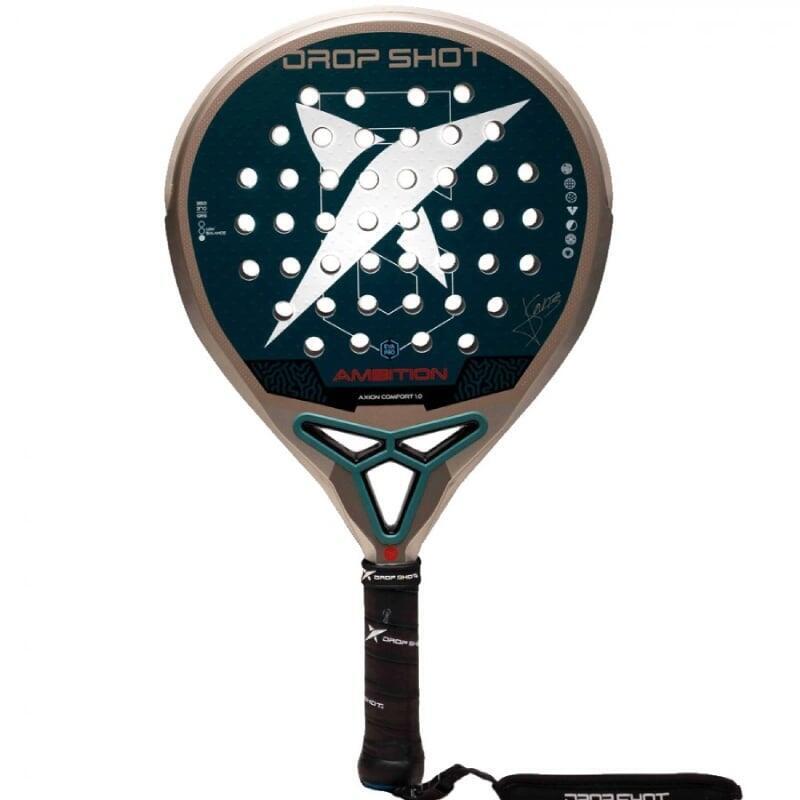 Pala De Pádel Drop Shot Axion Comfort 1.0 2026 Marrón Y Negra