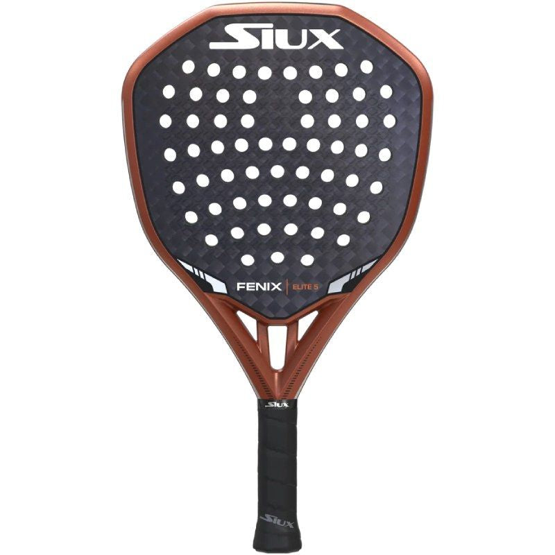 Pala De Pádel Siux Fenix Elite 5 2025 Negra Y Bronce