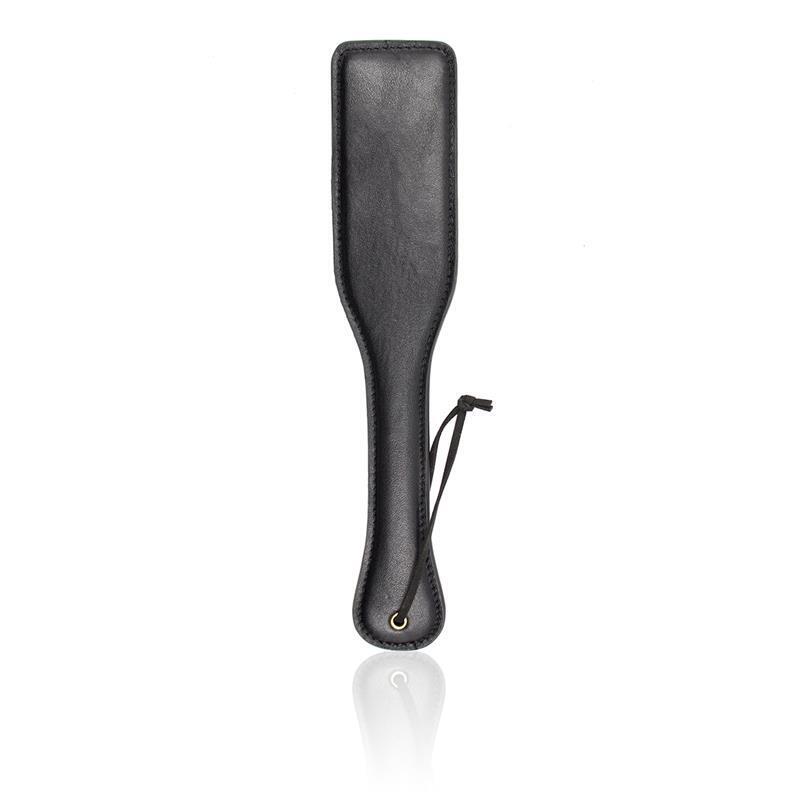 Pala Negra De Cuero Vegano De 32 Cm.