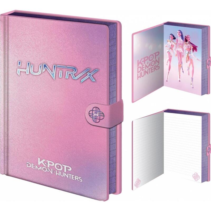 Pamietnik Notatnik Z Zamkiem A5 K-Pop Demon Hunters