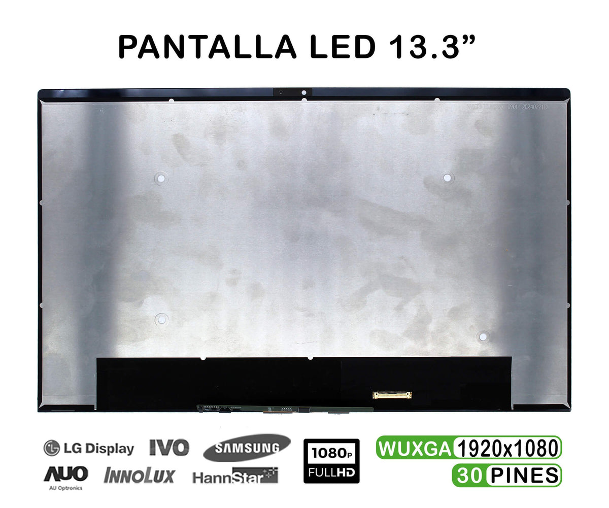 Pantalla Led De 13.3" Para Portátil Hp Envy X360 13-Bd 30 Pines Con Marco