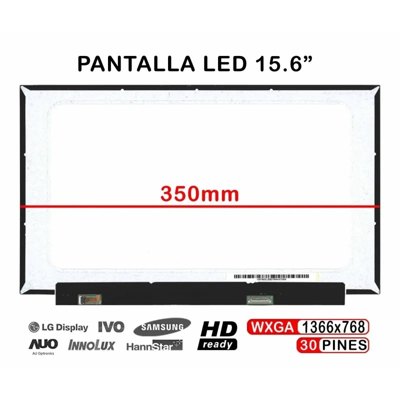 Pantalla Led Brillante De 15.6" Para Portátil B156Xtn08.1