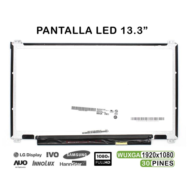 Pantalla Casi Nueva Led De 13.3" Para Portátil B133htn01.1 Fhd 30 Pines