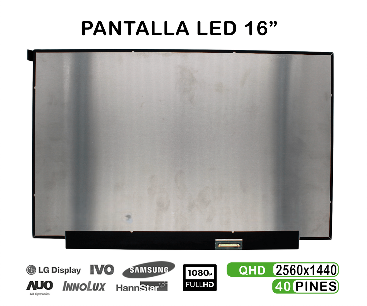 Pantalla Lcd Led De 16,1" Qhd Hp Victus Ne161Qhm-Ny1 40 Pin