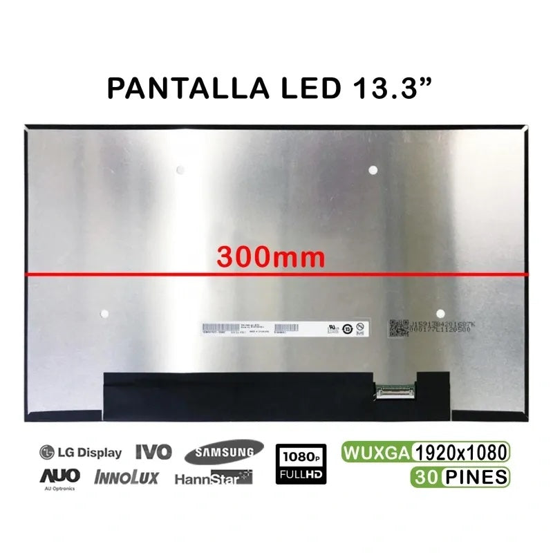 Pantalla Led 13.3" Para Portátil Asus Ux333F Fhd