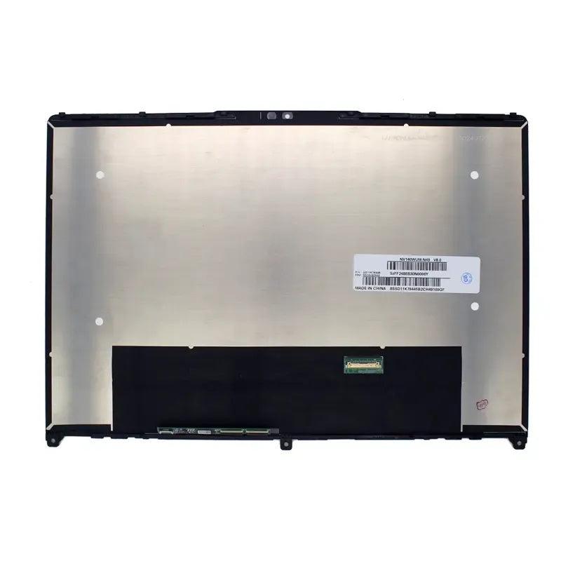 Pantalla Led De 14" Táctil Para Portátil Nv140Wum-N49 Nv140Wum N49 V8.0 Con Marco