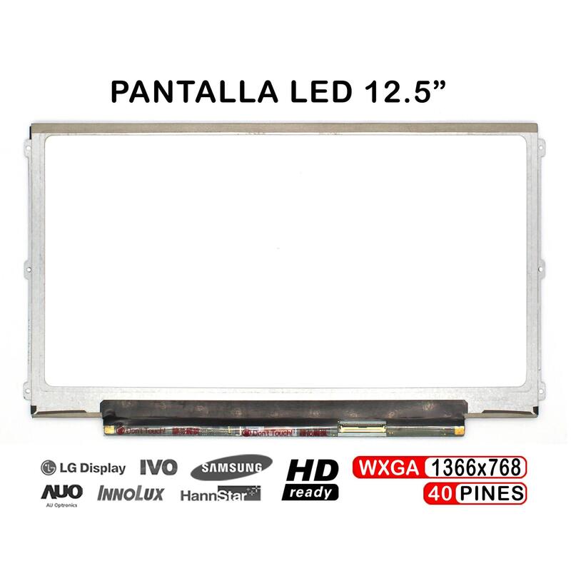 Pantalla Led Casi Nueva De 12.5" Para Portátil Lp125wh2(Sl)(B3) Lp125wh2 Slb3