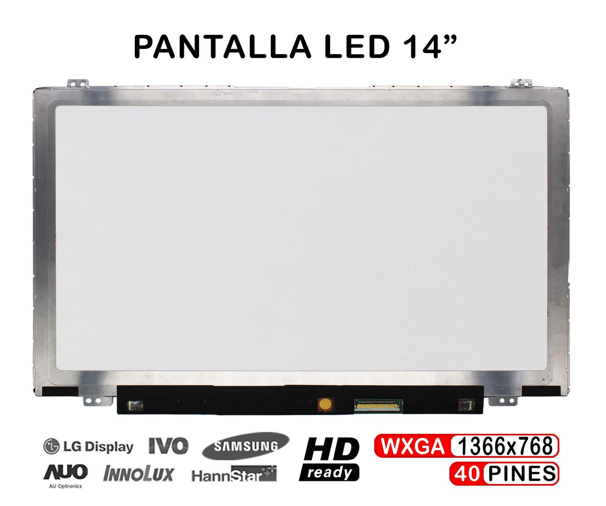 Pantalla Led Con Táctil De 14" Para Portátil Auo B140Xtt01.0 H/W:0A F/W:0