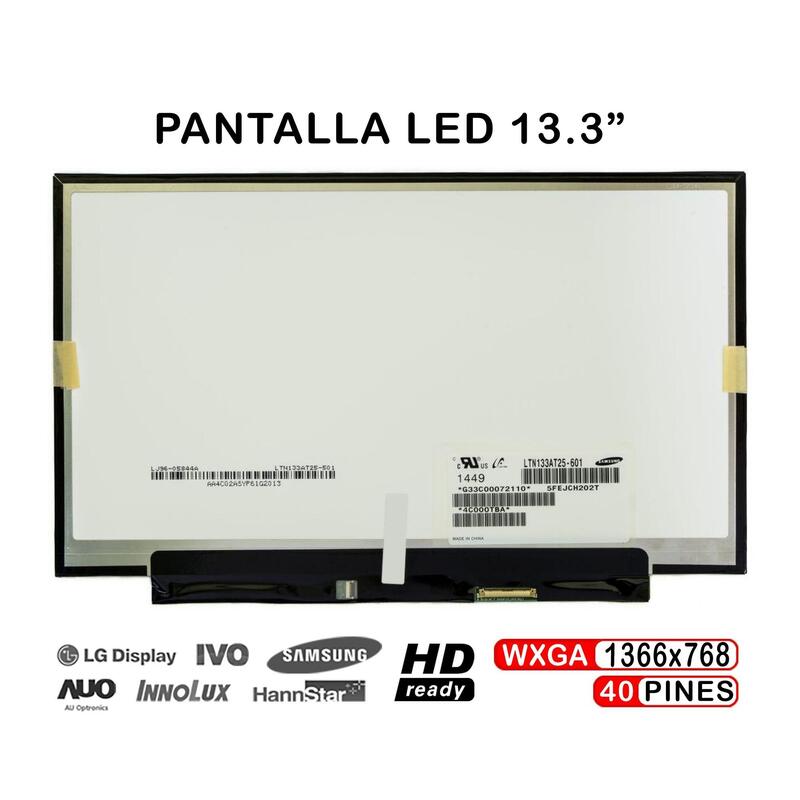 Pantalla Led De 13.3" Para Portátil Lp133wh2 Tl F2