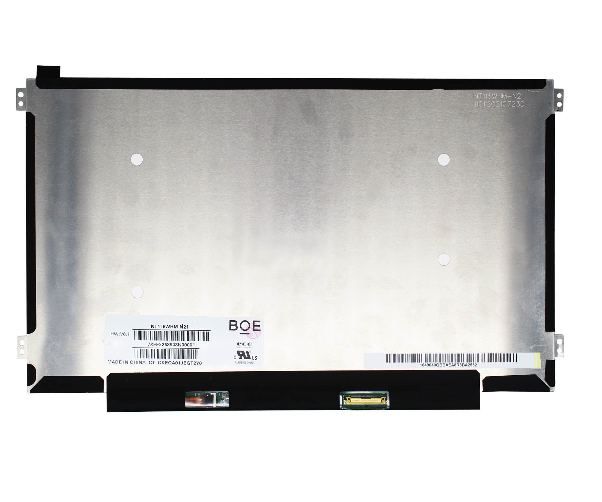 Pantalla Led Mate De 11.6" Para Portátil B116Xtn02.5 B116Xan04.1 B116Xtn01.0