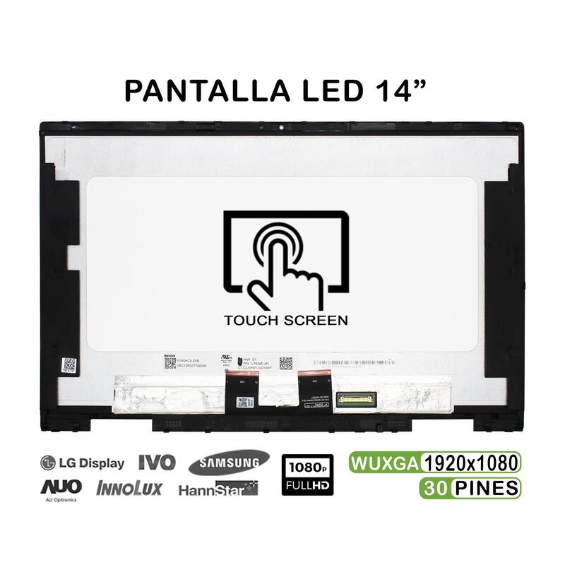 Pantalla Led Táctil 14" Para Portátil Hp Pavilion X360 14 Dy 14m By