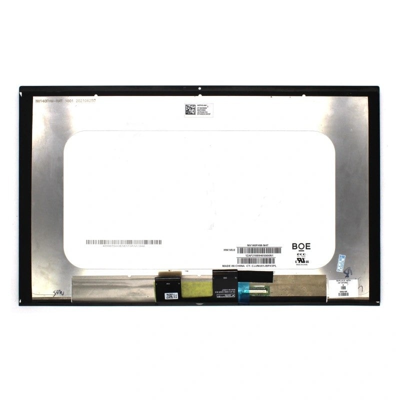 Pantalla Led Táctil 14" Para Portátil Hp Pavilion X360 14-Dy Sin Marco De Plástico + Cristal Frontal