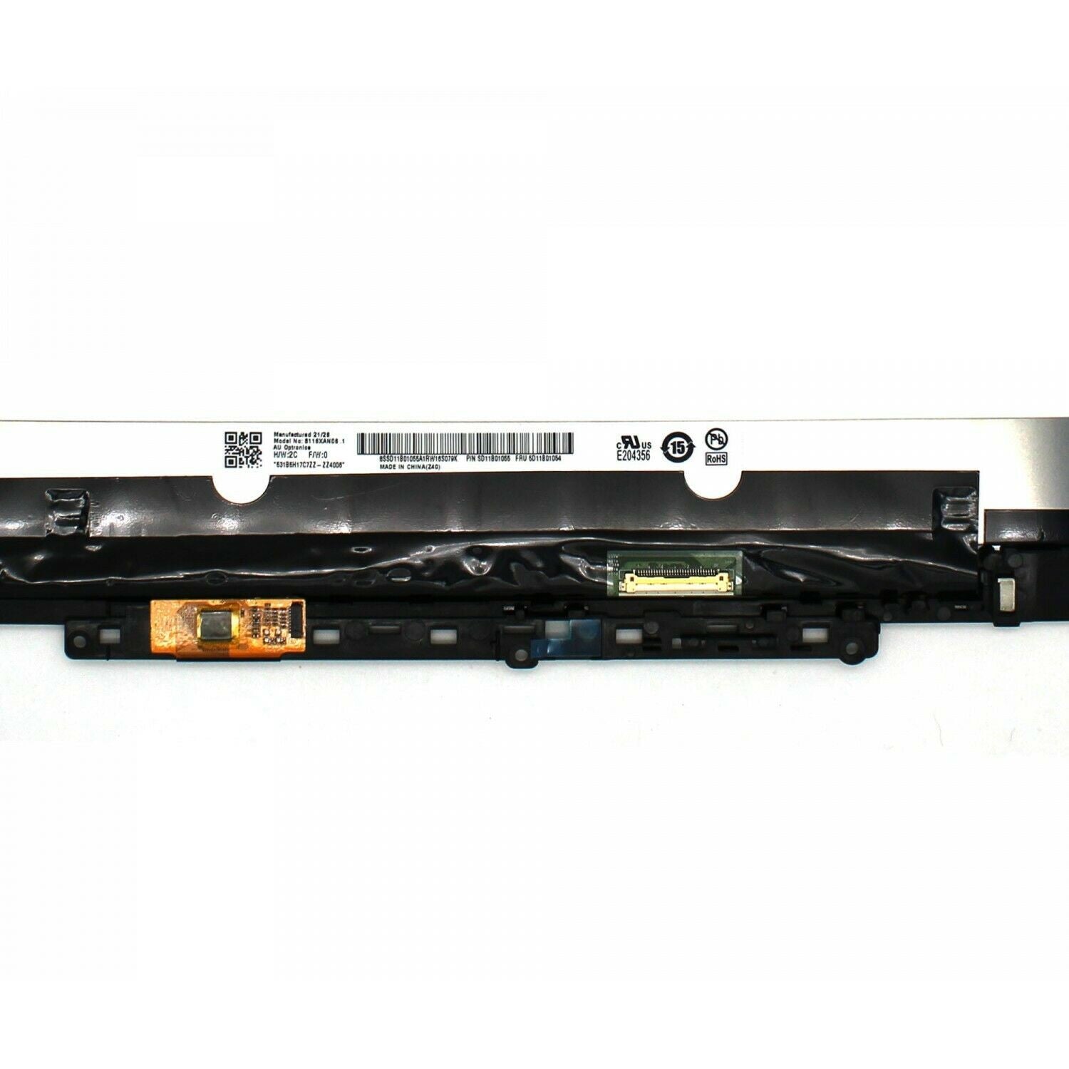 Pantalla Led Táctil Con Marco De 11.6" Para Portátil Lenovo Chromebook 300E 2Nd Gen 81Qc Mtk Con G-Sensor