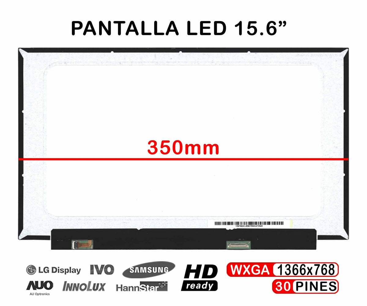 Pantalla Mate 15.6" Para Portátil Lenovo Ideapad 3 15Ada05