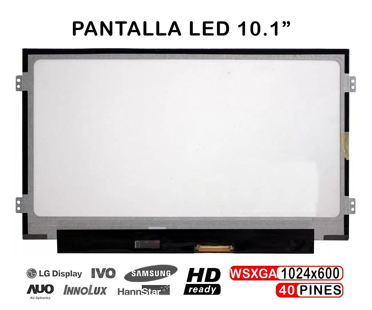 Pantalla Netbook 10.1 Pulgadas B101Aw06 N101L6 L0A Rev.C2 Extrafina