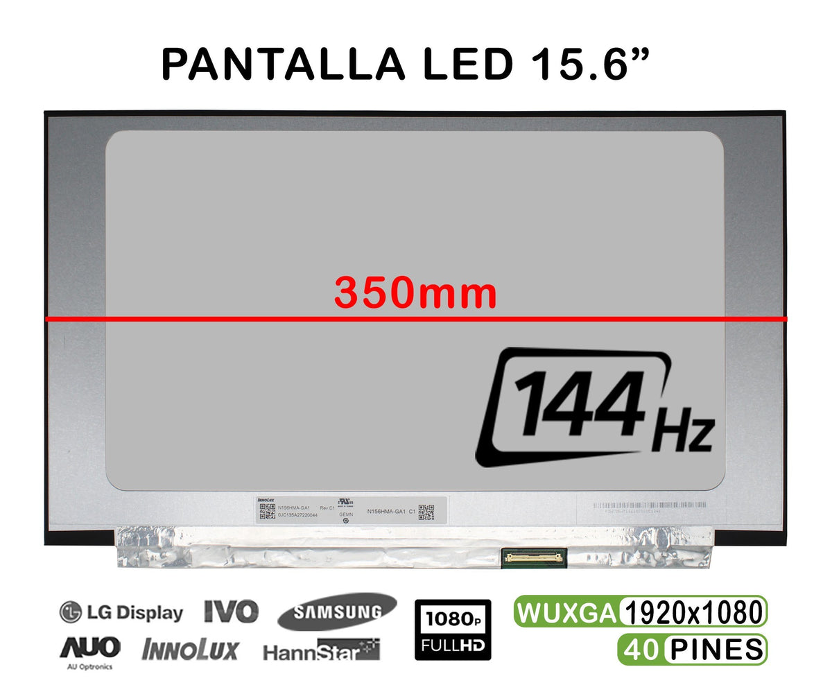 Pantalla Para Portátil 5D11B36000 5D11B36353 165Hz 5D11B36354 5D11B36357