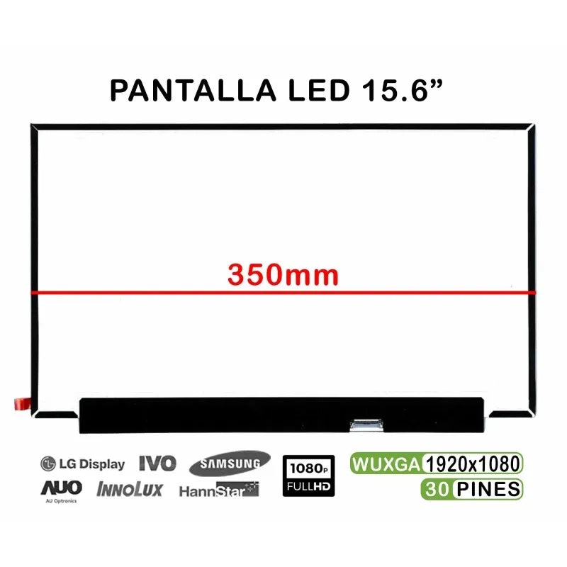 Pantalla Led Brillo De 15.6" Para Portátil B156Han09.0 Hw1A