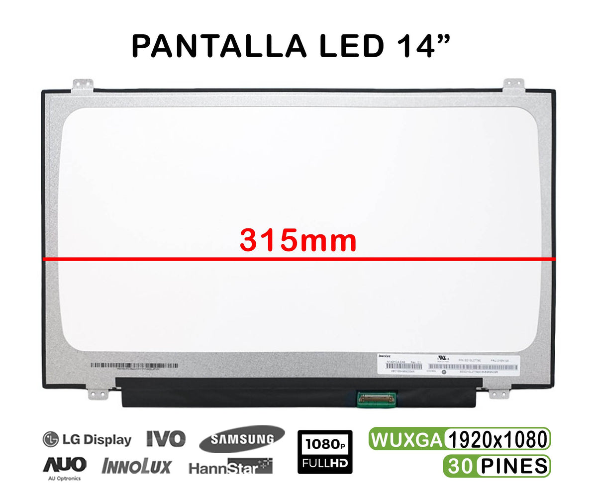 Pantalla Led De 14" Para Portátil Hp Probook 640 G5 Series