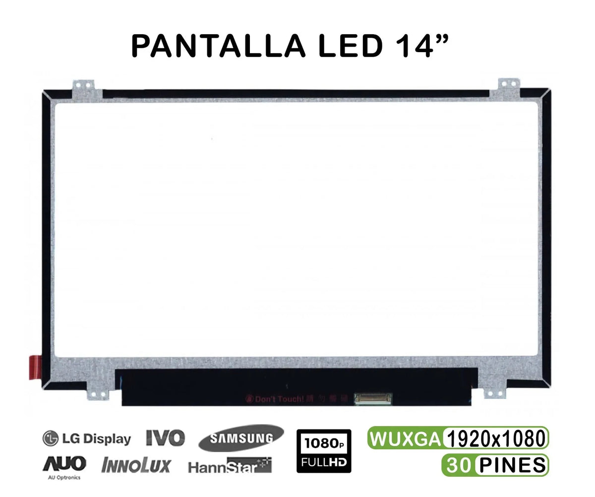 Pantalla Led De 14" Para Portátil Lenovo Thinkpad L460 T460 T460S Lp140Wf5-Spb2