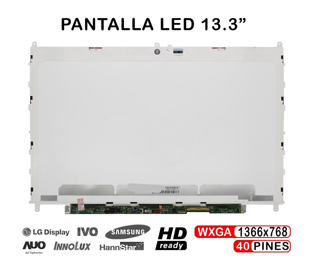 Pantalla Led De 13.3" Para Portátil Lp133Wh4-Tja1 F2133Wh4 F2133Wh4-A21