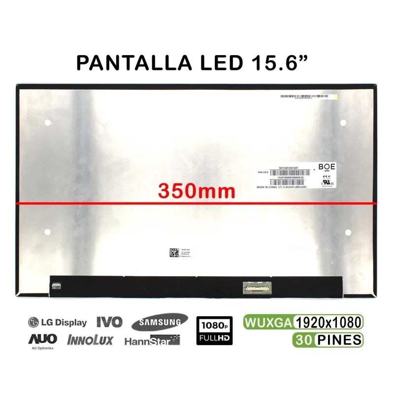 Pantalla Led De 15.6" Para Portátil Lp156Wfe(Sp)(D1)
