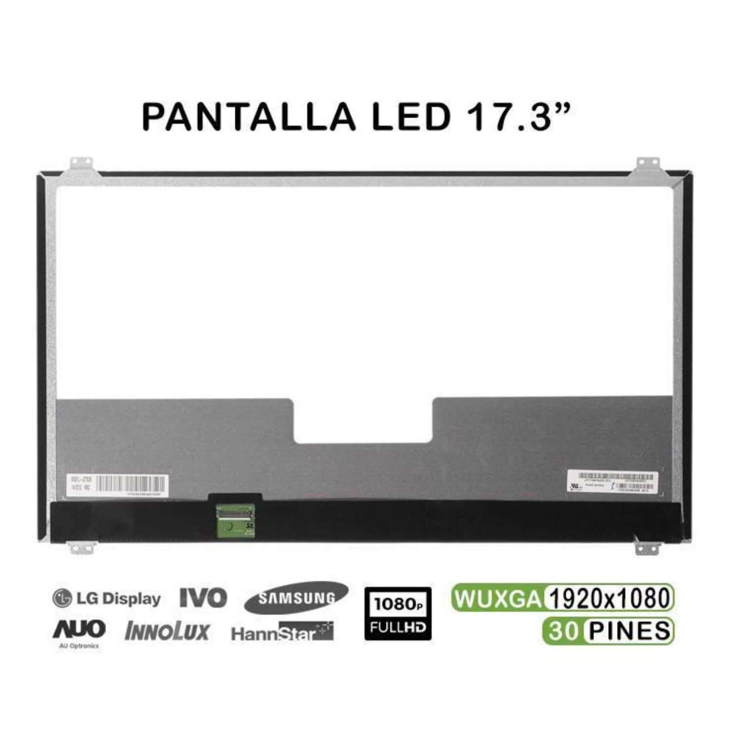 Pantalla Led De 17.3" Para Portátil Asus G571J Lp173Wf4 Sp D1