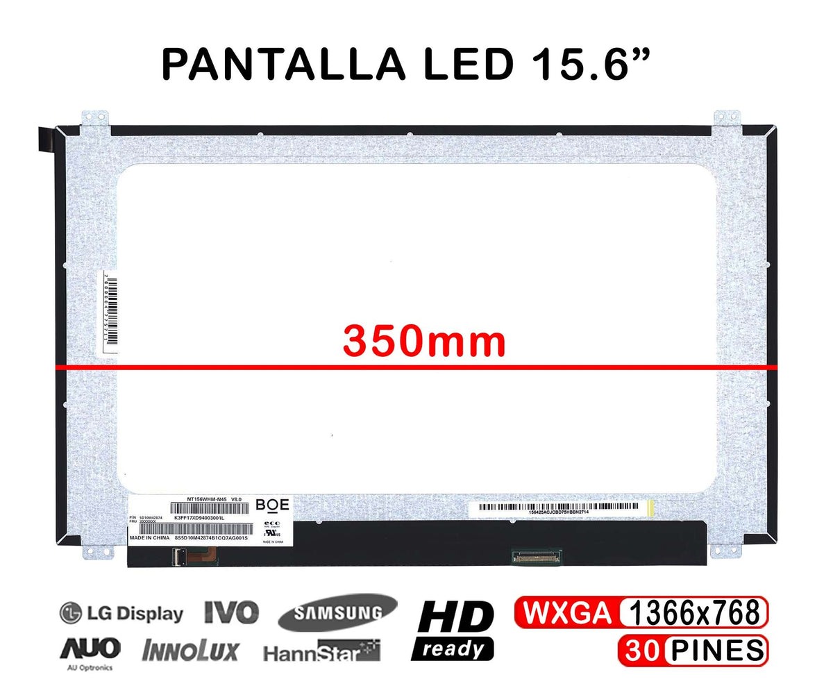 Pantalla Led De 15.6" Para Portátil Asus Vivobook 15 X510Uq 15 X505Bp 15 X505Za Series