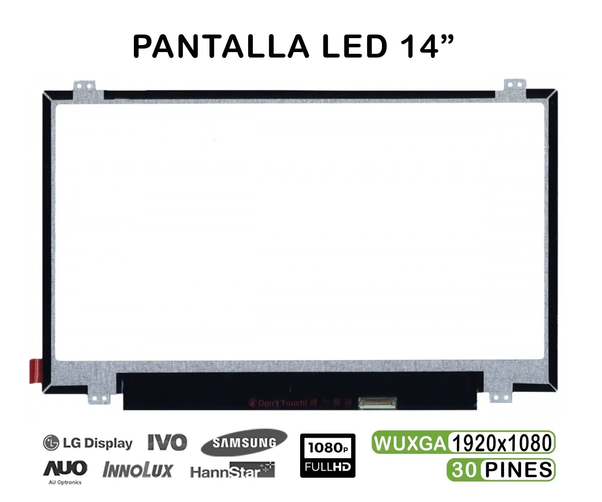 Pantalla Led De 14" Para Portátil B140Han02.1 N140Hce-Eaa