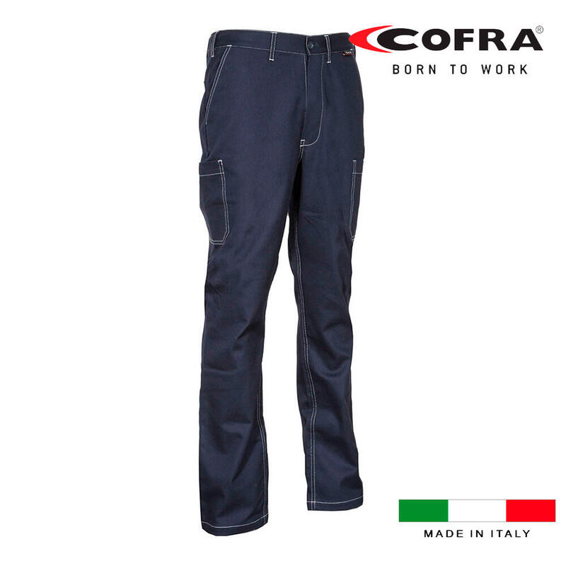 Pantalon Lesotho Azul Marino Cofra Talla 48