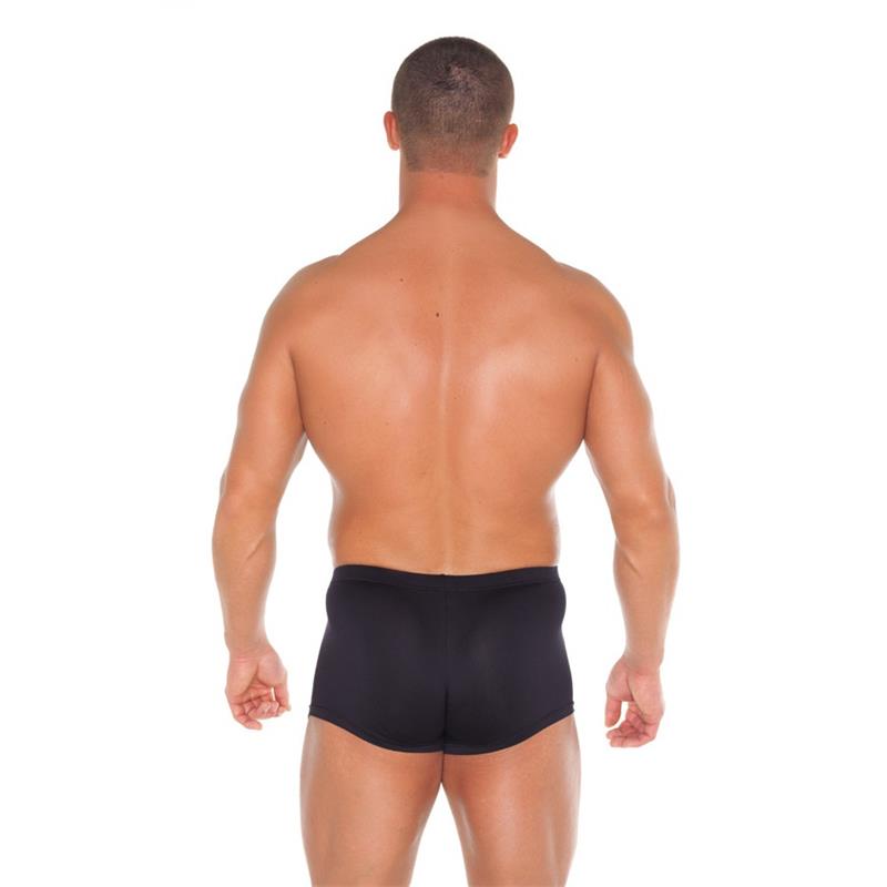Pantalones Cortos Con 2 Cremalleras Negro Talla Unica