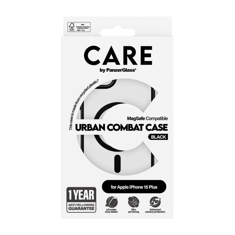 Panzerglass Care Flagship Colors Iphone 15 Plus Schwarz