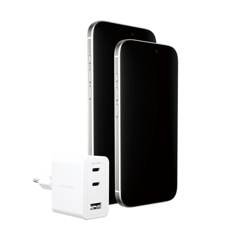 Panzerglass Empower Turbo 70w Multiple Charger Inkl. 2x Usb-C + Usb-A Eu Plug