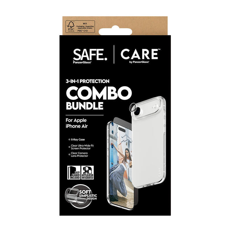 Panzerglass Safe. Care 3-In-1 Fashionable Combo Hndle Iphone 17 Air