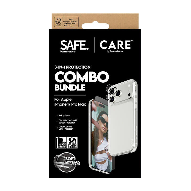 Panzerglass Safe. Care 3-In-1 Fashionable Combo Hndle Iphone 17 Pro Max