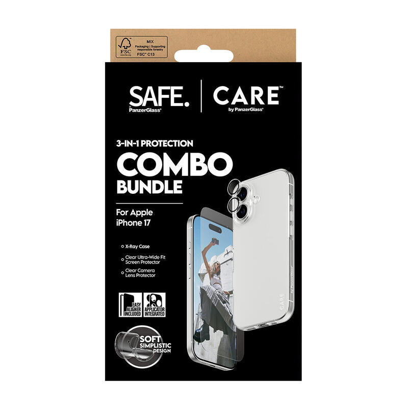 Panzerglass Safe. Care 3-In-1 Fashionable Combo Hndle Iphone 17