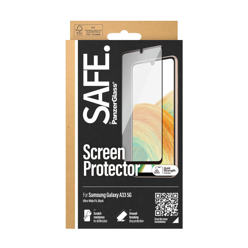 Panzerglass Safe. Sp Galaxy A33 5g Cf Schwarz