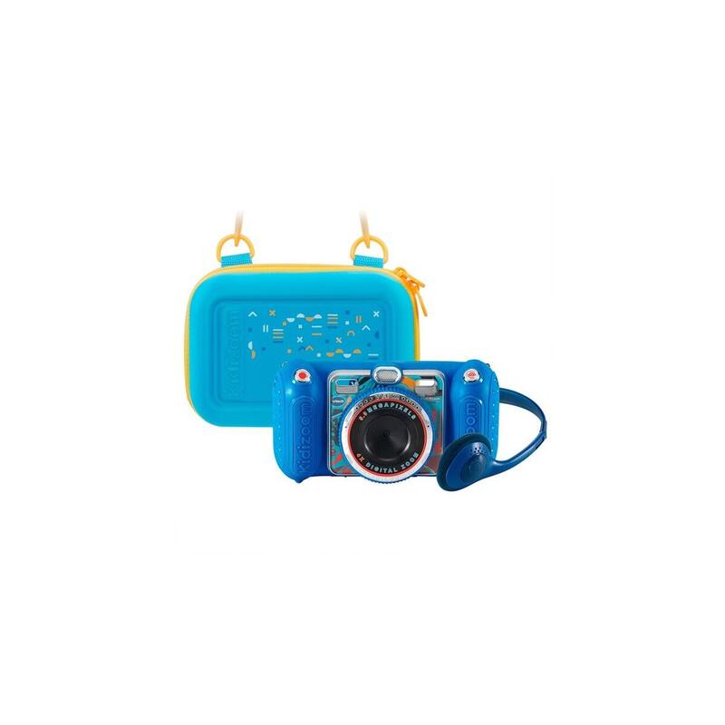 Paquete De Verano Vtech Kidizoom Duo Pro, Cámara Digital Azul, Incluye Bolsa De Transporte 80-520092