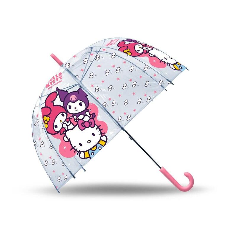 Parasolka Transparente Manualna Hello Kitty