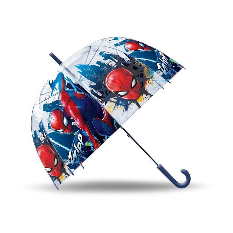 Parasolka Transparente Manualna Spiderman
