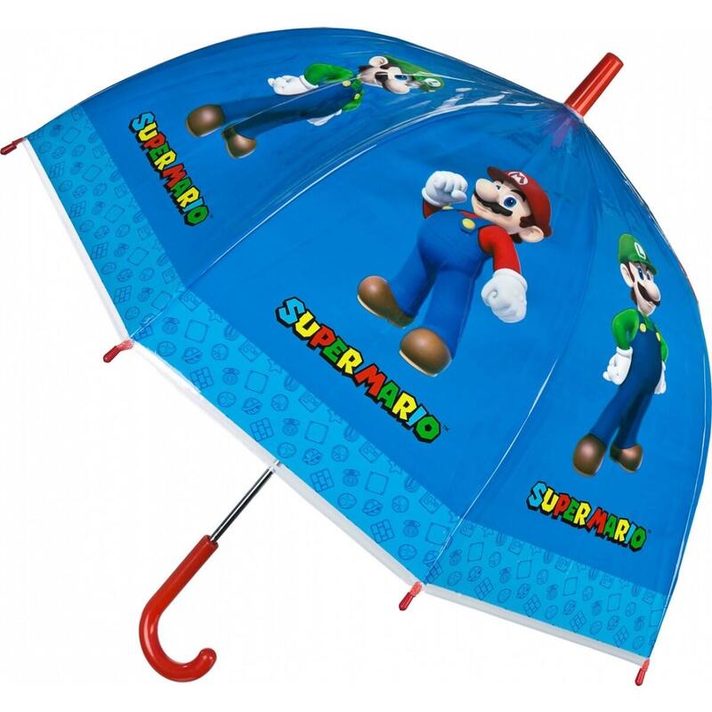 Parasolka Transparente Manualna Super Mario
