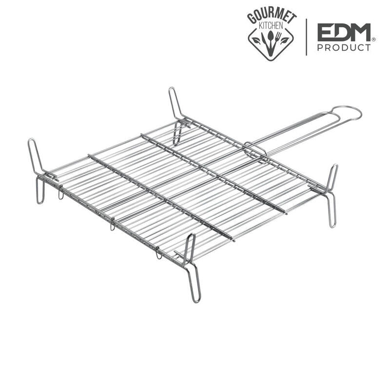 Parrilla Doble 50x50cm Edm