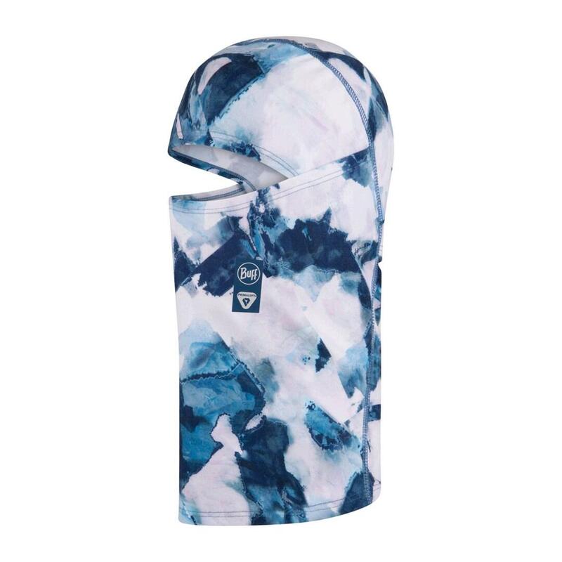 Pasamontañas Buff Thermonet Hinged Balaclava Synth, Blanco-Azul