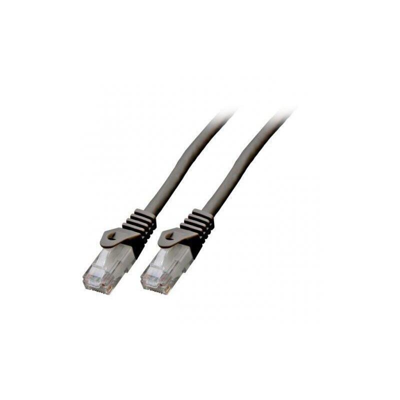 Patchkabel Kat6 Utp, Sort,  0,5m, Halogenfri, 2x4xawg24