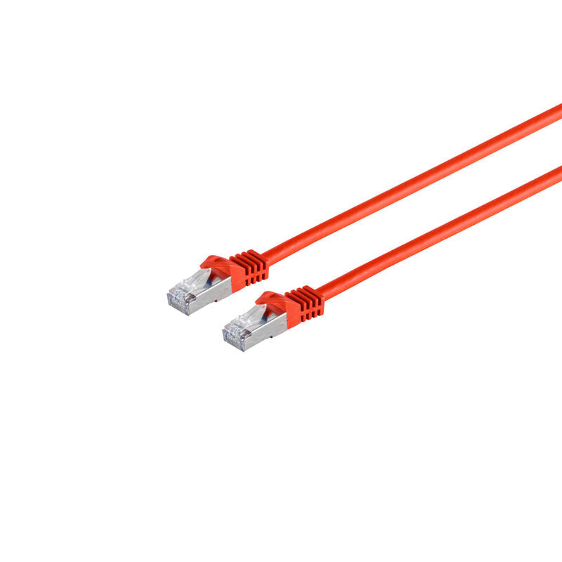 Patchk.Cat7/6a S/Ftp 2m Red Rj45 Halogenfrei (Lszh)