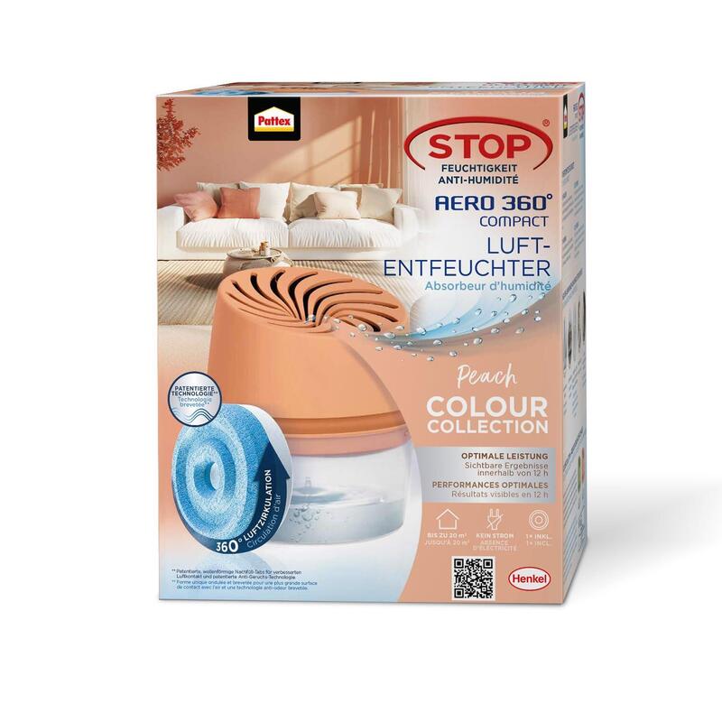 Pattex Luftentfeuchter Dispositivo Aero 360 Incluye. 450g Tab Pfirsch