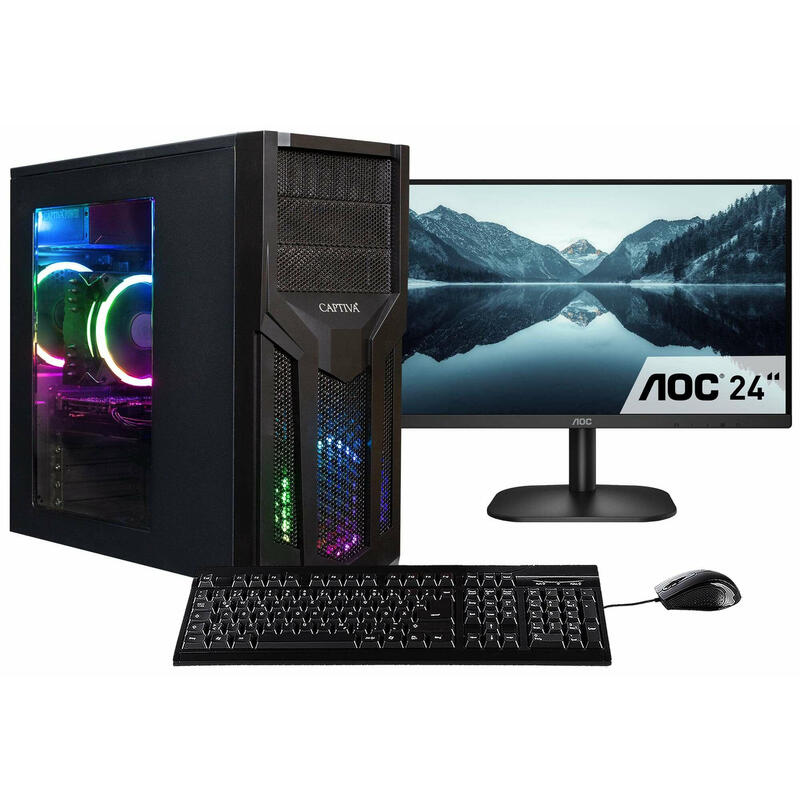 Captiva Power Starter R80-018 Tft Bundle Amd Ryzen 7 16 Gb Ddr4-Sdram 1 Tb Ssd (80018)