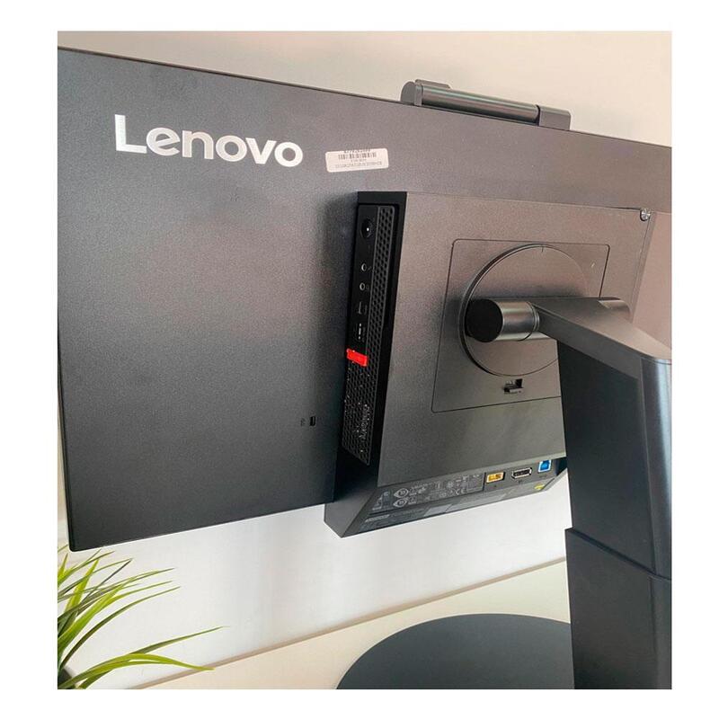 Pc Mini Reacondicionado Lenovo M710q I5 6th 8gb 256gb Ssd Windows 10 Pro + Monitor Reacondicionado 22 " Negro Caja Original