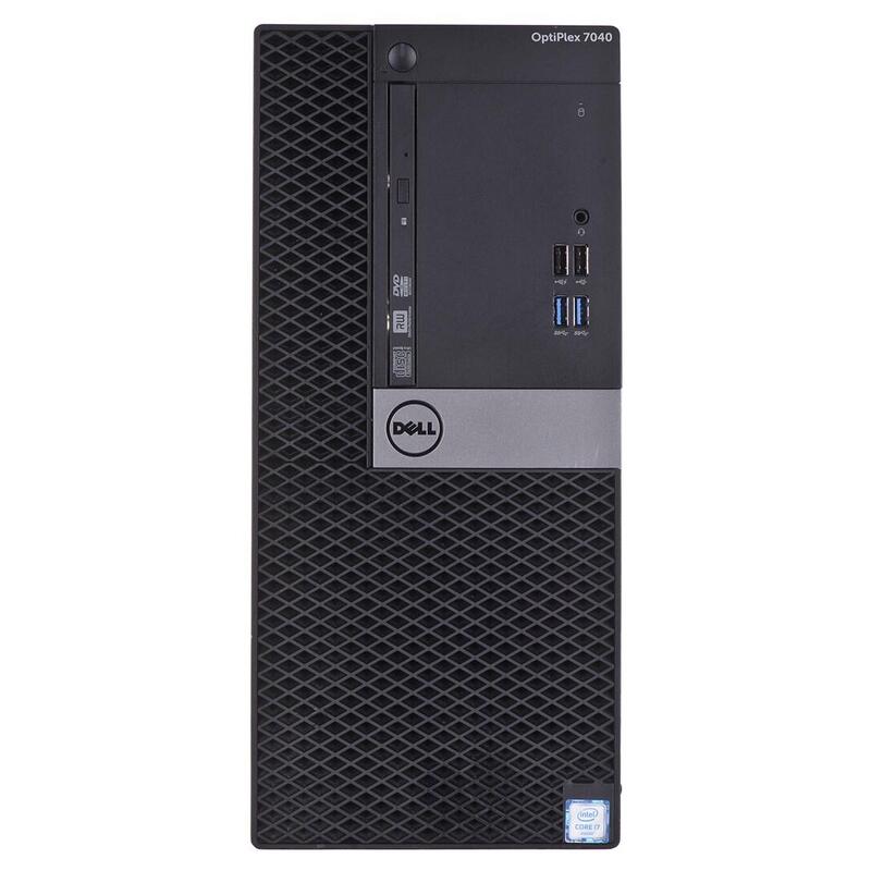 Pc Reacondicionado Dell Optiplex 7040 I5-6500 8gb 256gb Ssd + 500gb Hdd Twr W10pro 1 Año De Garantia